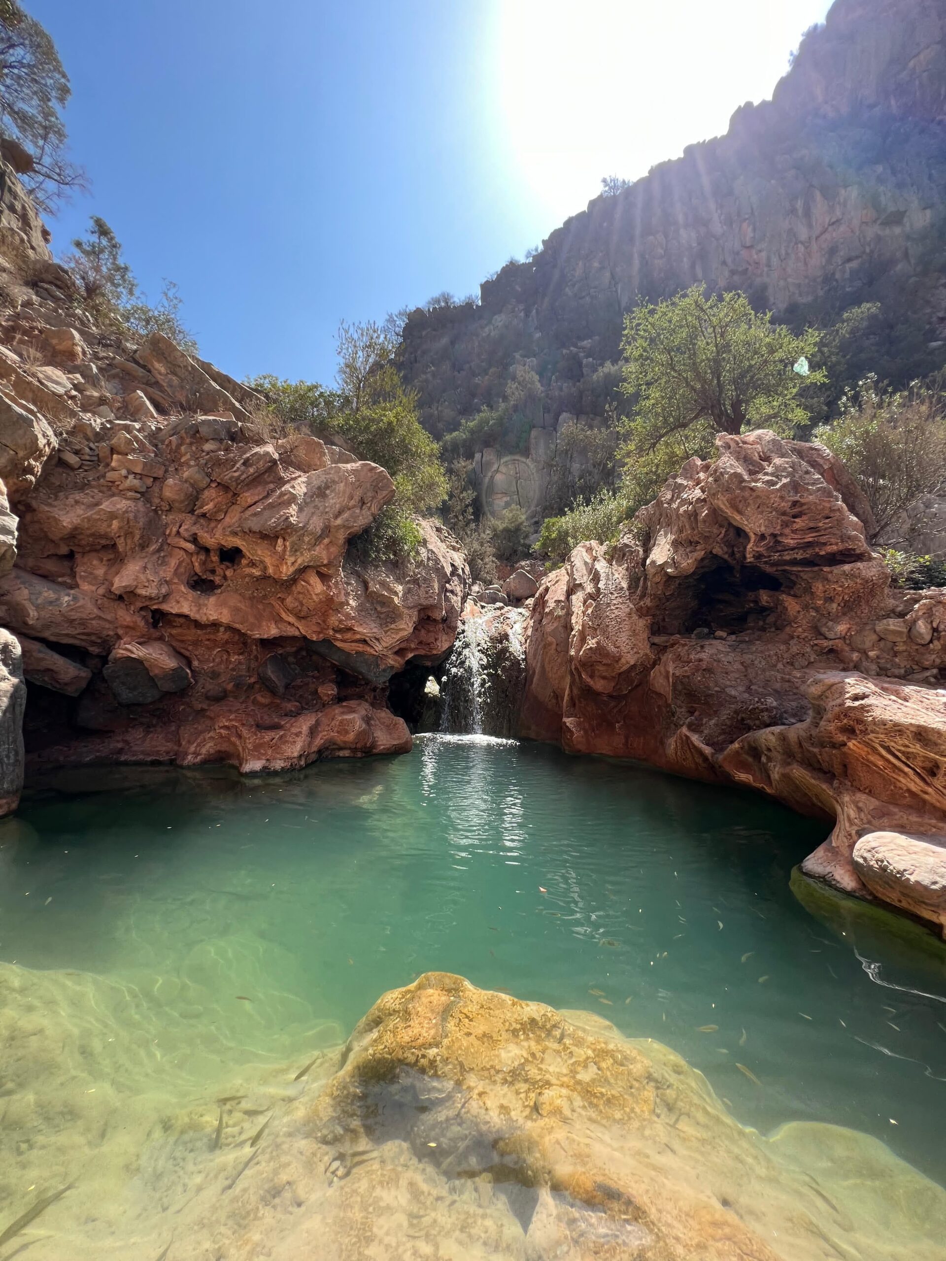 Paradise Valley canyon view, Paradise Valley Hike from Agadir