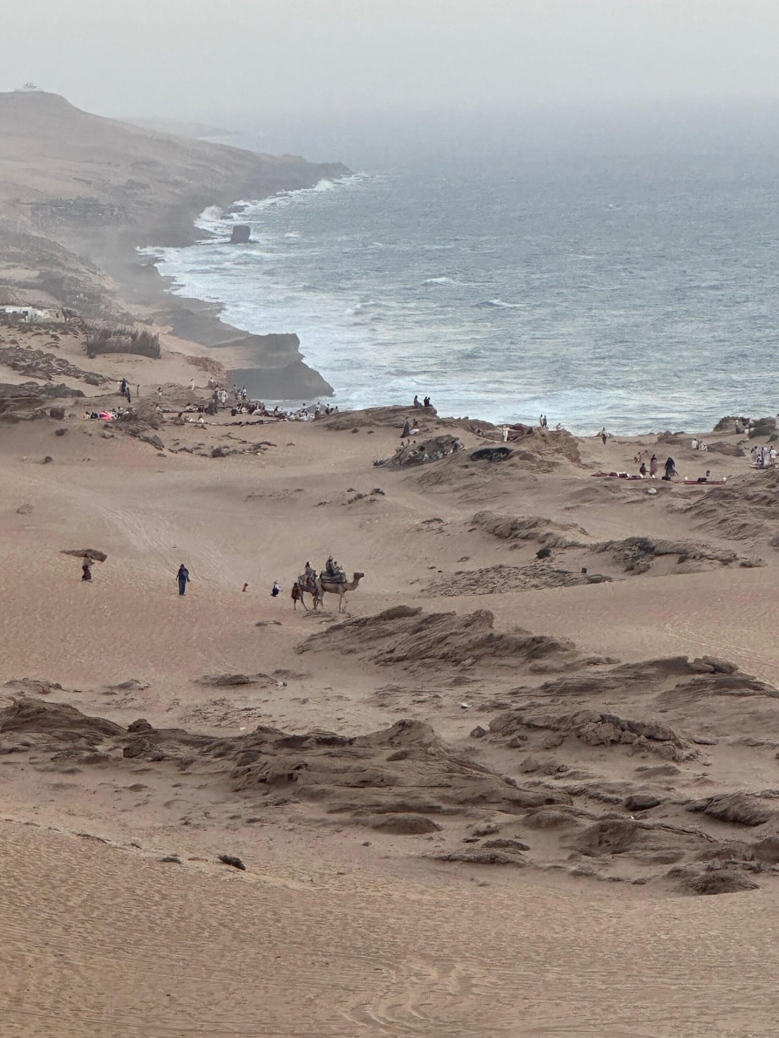 Hiking trails near Agadir – Timlalin desert dunes at sunset